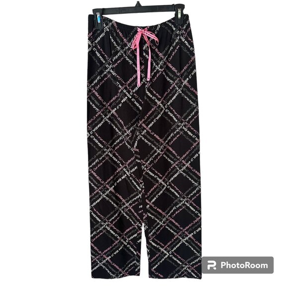 1081  HUE SCRIPTED PATH PANT  XL  Lounge pants  NWT - Picture 1 of 9
